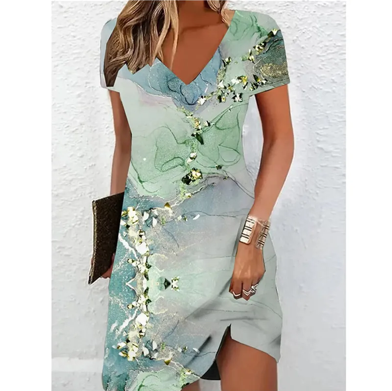 Glitter cocktail dress for women