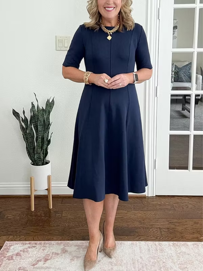 Jonquil women's flowing half-sleeve floral midi dress