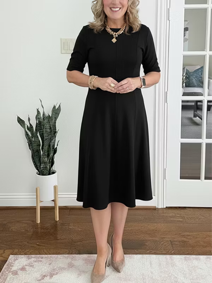 Jonquil women's flowing half-sleeve floral midi dress