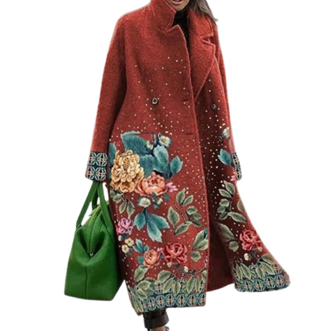 Ombrelle | Oversized Printed Statement Coat