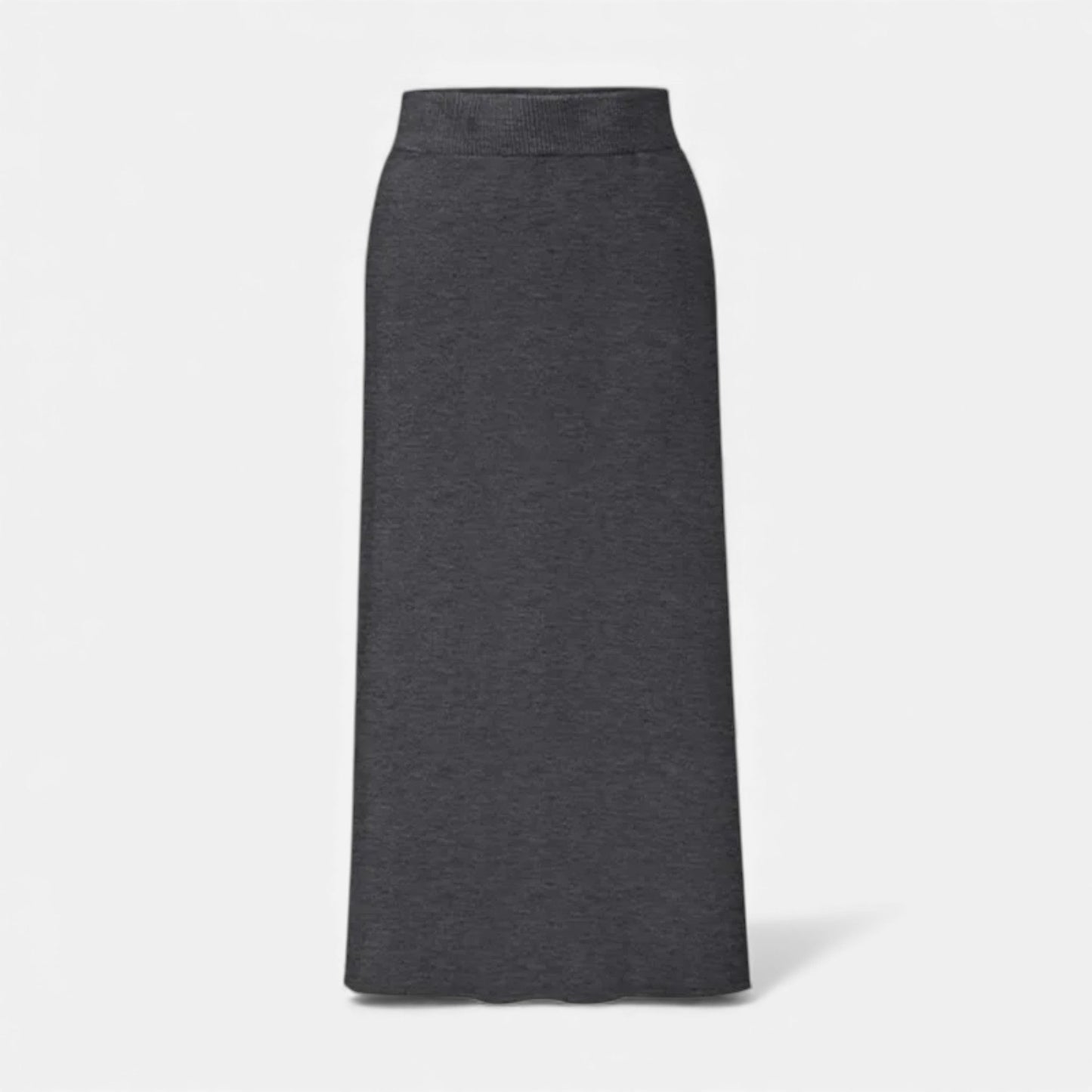 Colombe | Wool A-Line Midi Skirt