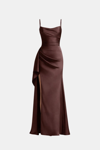 Avelissea | Elegant Slip Maxi Dress Draped