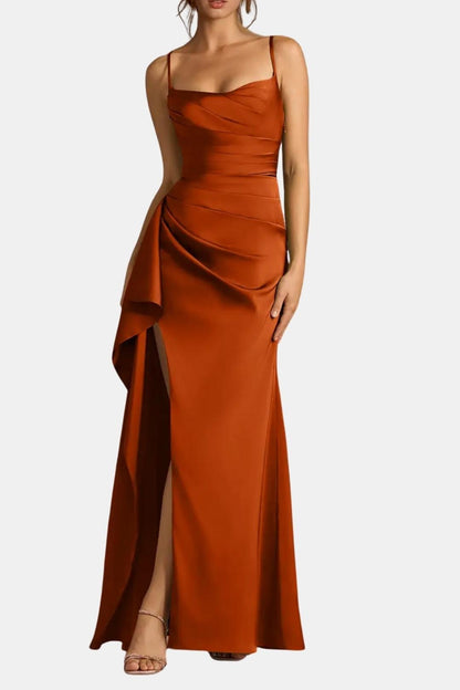 Avelissea | Elegant Slip Maxi Dress Draped