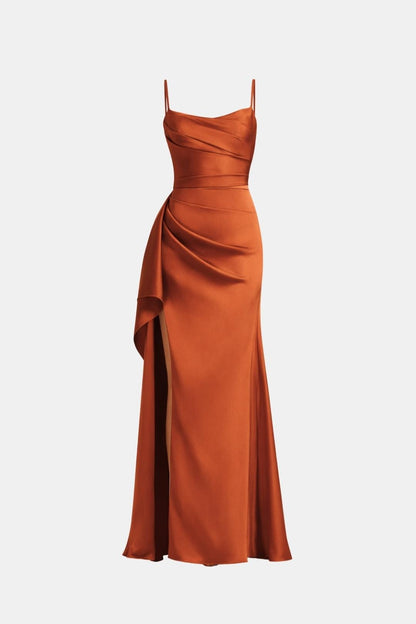 Avelissea | Elegant Slip Maxi Dress Draped