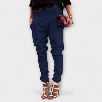 Vionnet women's elastic-waist tailored trousers