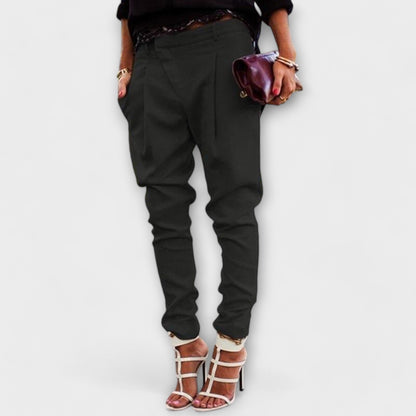 Vionnet women's elastic-waist tailored trousers