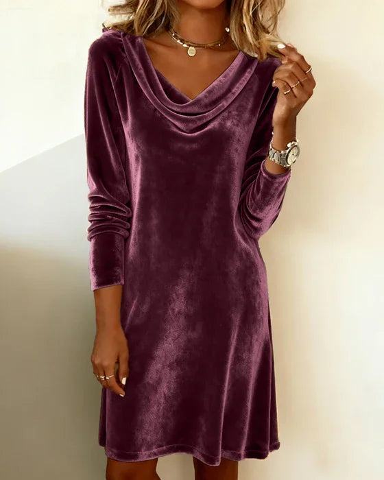 Maévane | Velvet Occasion Dress