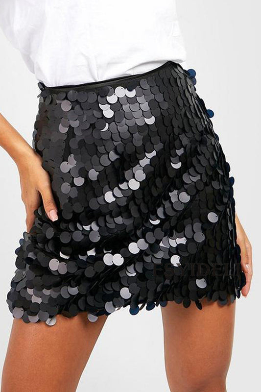 Brooke | Sequin Midi Skirt Glitter Skirt