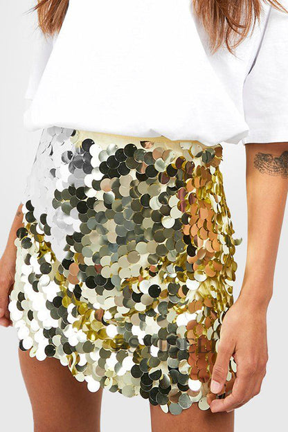 Brooke | Sequin Midi Skirt Glitter Skirt