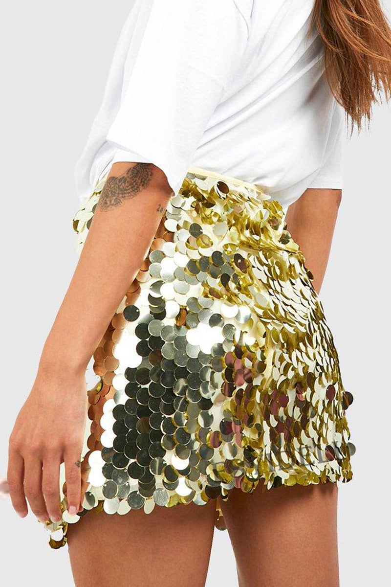 Brooke | Sequin Midi Skirt Glitter Skirt