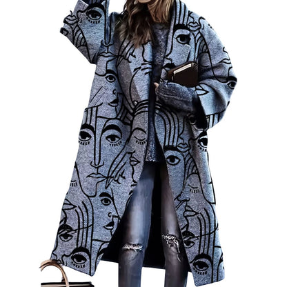Ombrelle | Oversized Printed Statement Coat