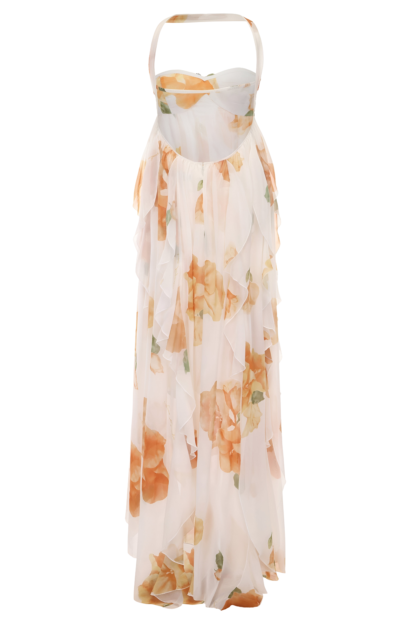Eloria | Floral Halter Maxi Dress