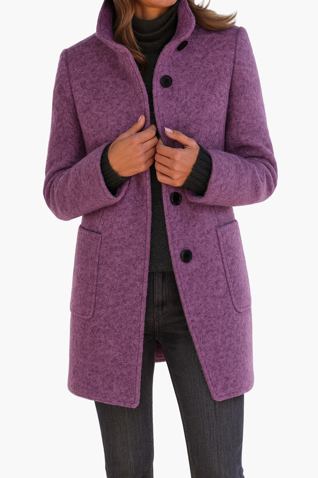 Wilona women's stand-collar city jacket