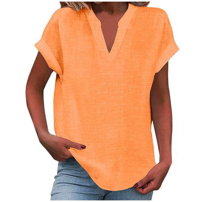 Rachel | Relaxed Notch Neck Blouse