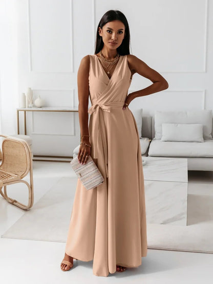 Margaret | Wrap Wedding Guest Maxi Dress