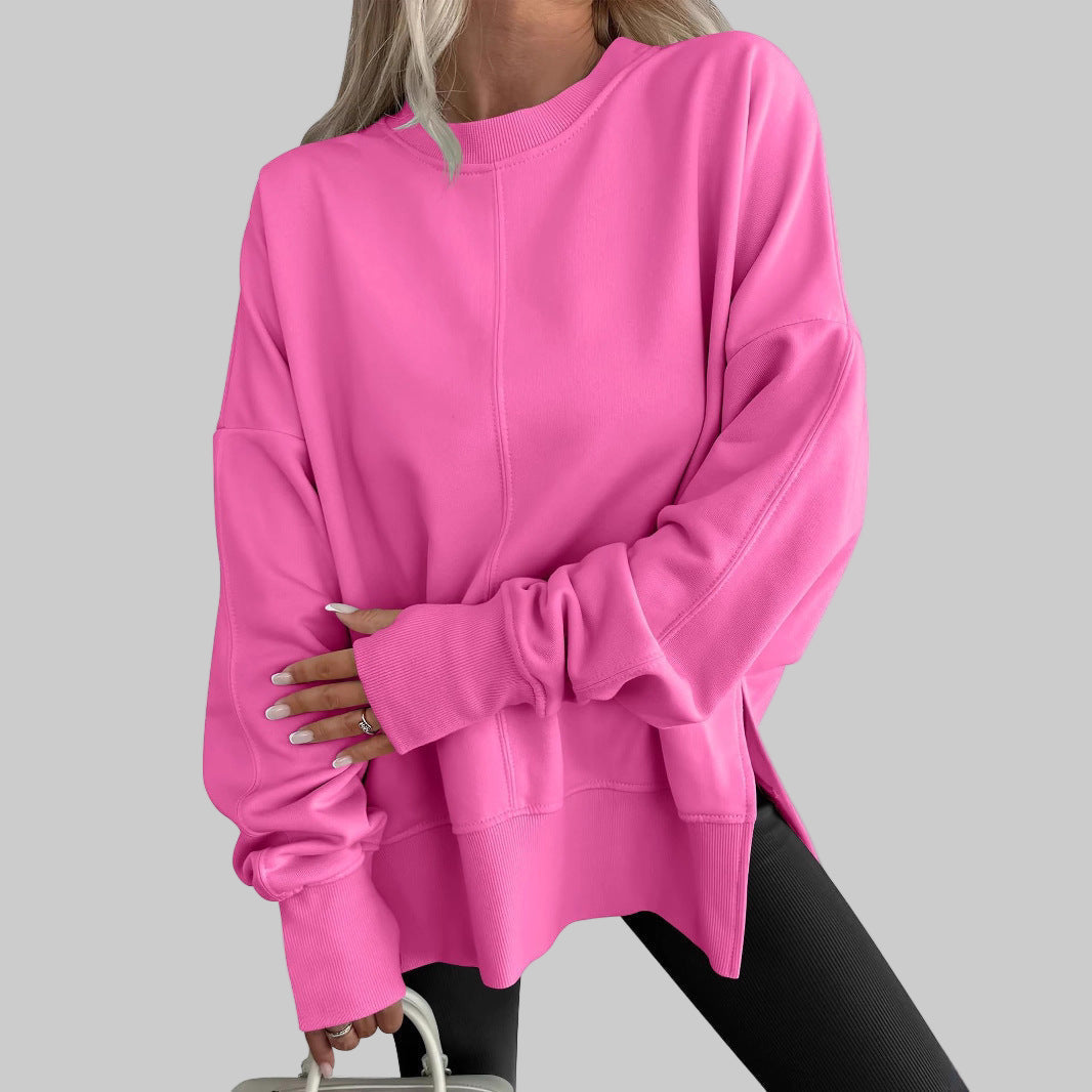Nyssara relaxed oversized sweatshirt dropped shoulders