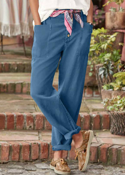Madeline | High Waisted Wide Leg Trousers