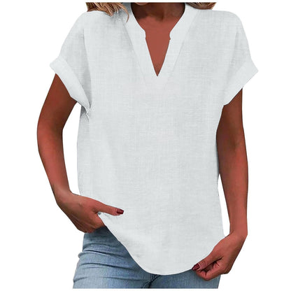 Rachel | Relaxed Notch Neck Blouse