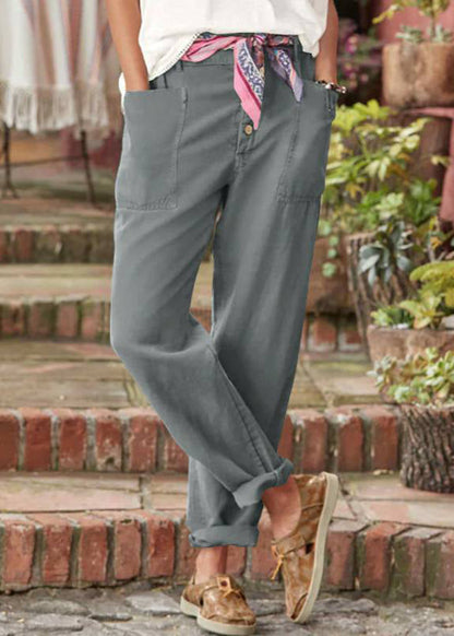 Madeline | High Waisted Wide Leg Trousers