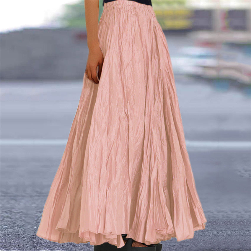 A-line maxi skirt, colour variation
