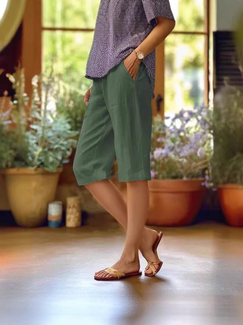 Paige | Casual High Waisted Summer Shorts