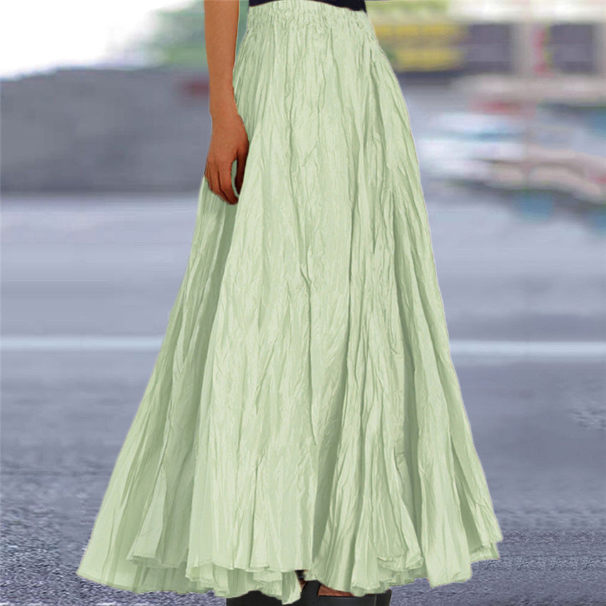 A-line maxi skirt, colour variation