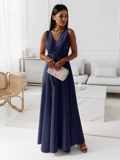Margaret | Wrap Wedding Guest Maxi Dress