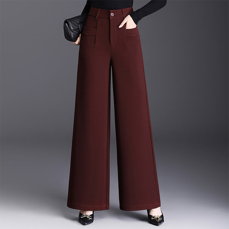 Amra high-waist wide-leg trousers for women