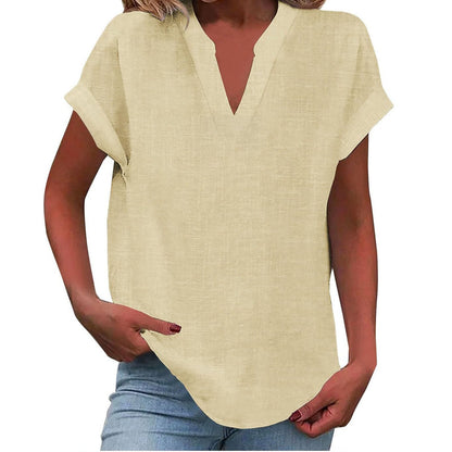 Rachel | Relaxed Notch Neck Blouse