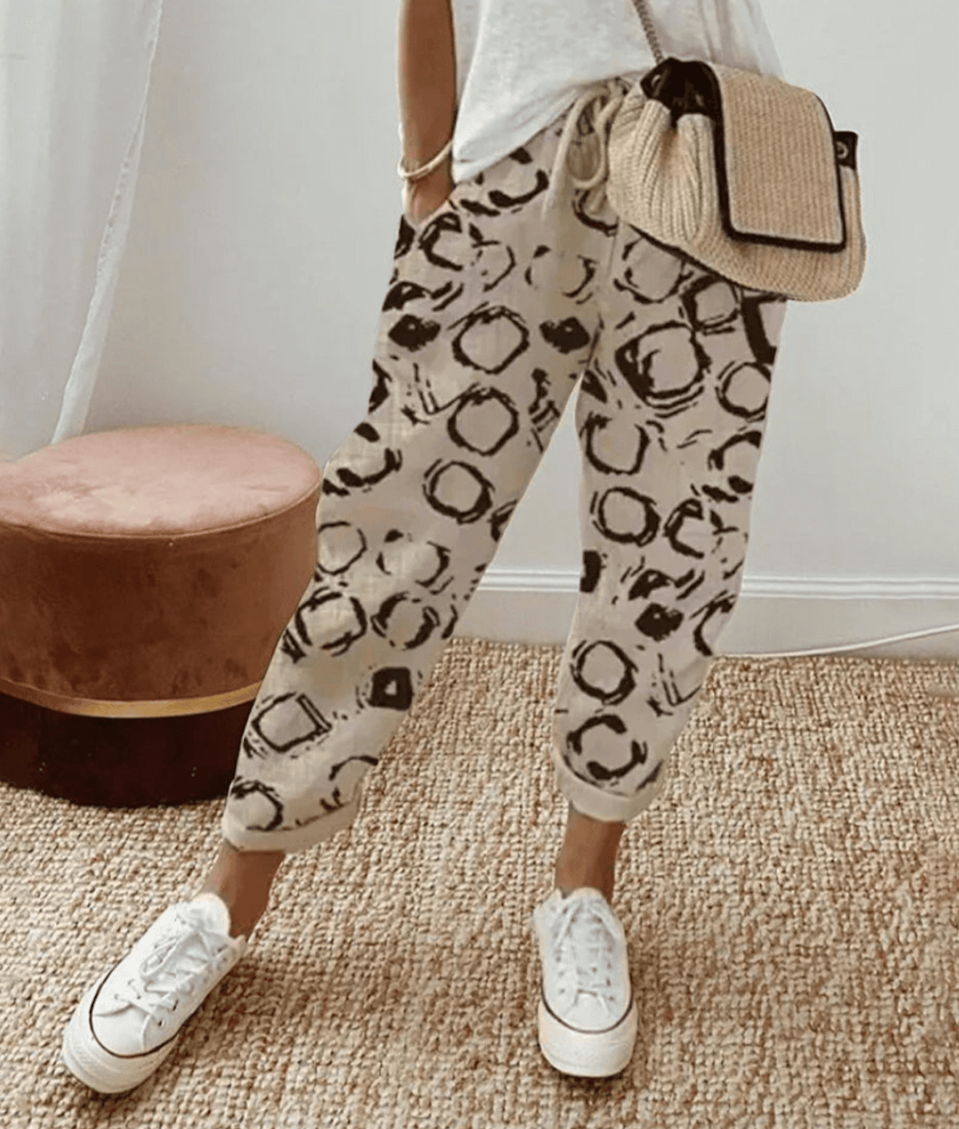 Sarah | Relaxed Flowy Drawstring Lounge Pants