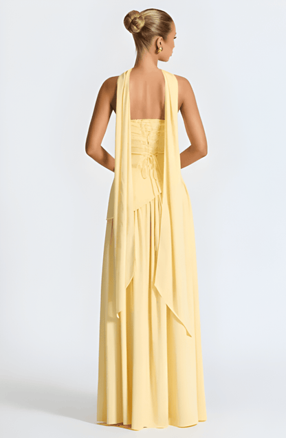 Avelorae | Strapless Slit Maxi Occasion Dress