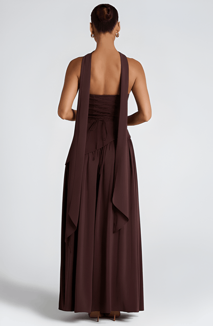 Avelorae | Strapless Slit Maxi Occasion Dress