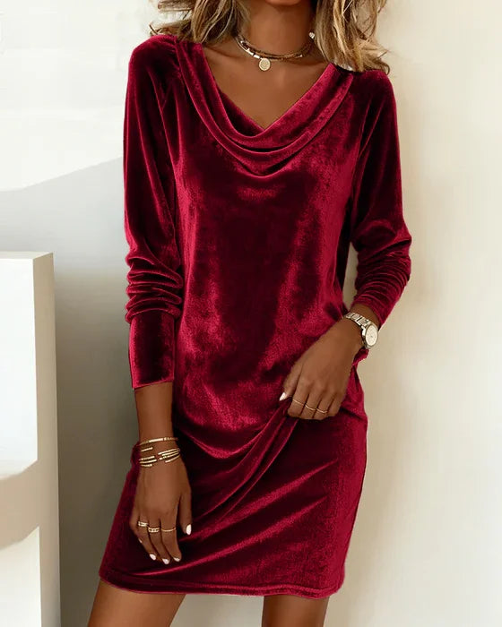 Maévane | Velvet Occasion Dress