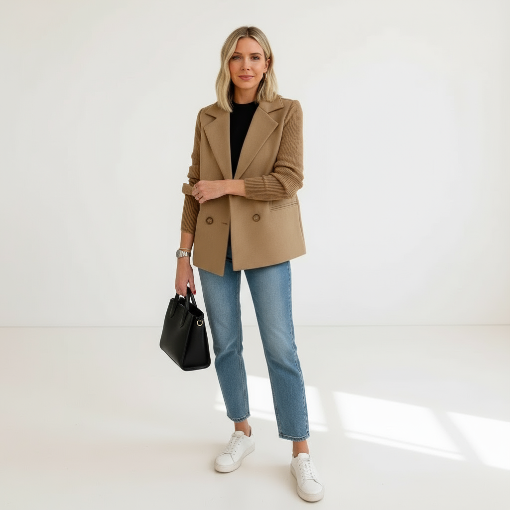 Vionnette | Double-Breasted Tailored Blazer