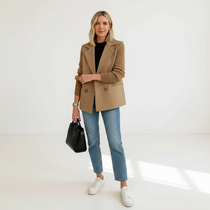 Vionnette | Double-Breasted Tailored Blazer