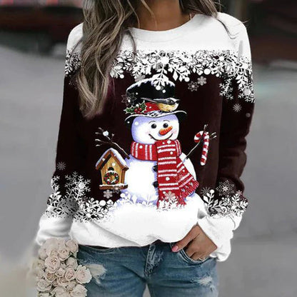 Ebba snowman Christmas sweater, view 8