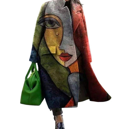 Ombrelle | Oversized Printed Statement Coat