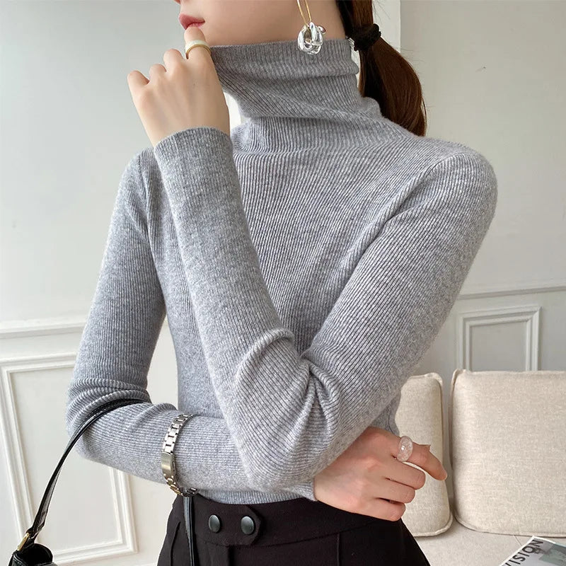 Blandine women's slim turtleneck sweater