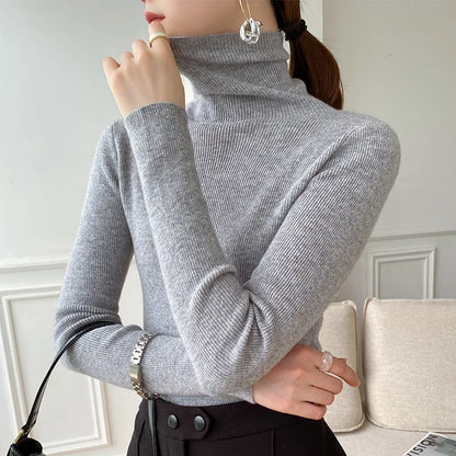 Blandine women's slim turtleneck sweater