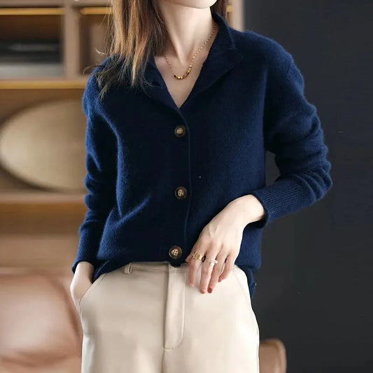 Marguerite oversized button cardigan for women