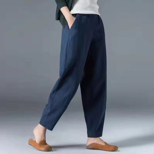 Bethany | Relaxed Flowy Tapered Ankle Pants