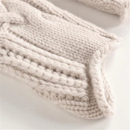 Rosewynn | Cable-Knit High-Neck Sweater