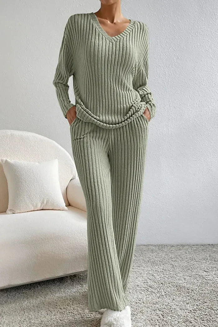 Lunette | Ribbed Lounge Two-Piece Set