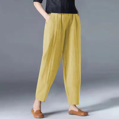 Bethany | Relaxed Flowy Tapered Ankle Pants