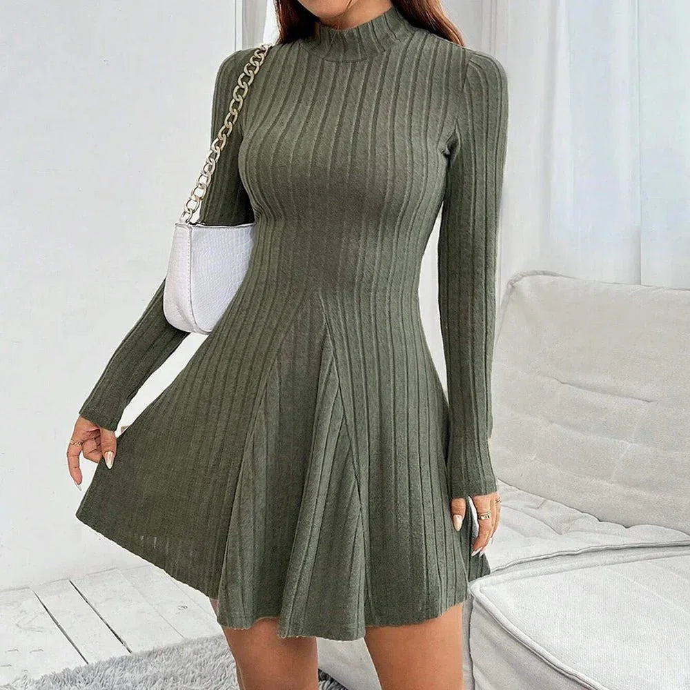 Marenwyn | Mock-Neck Sweater Dress
