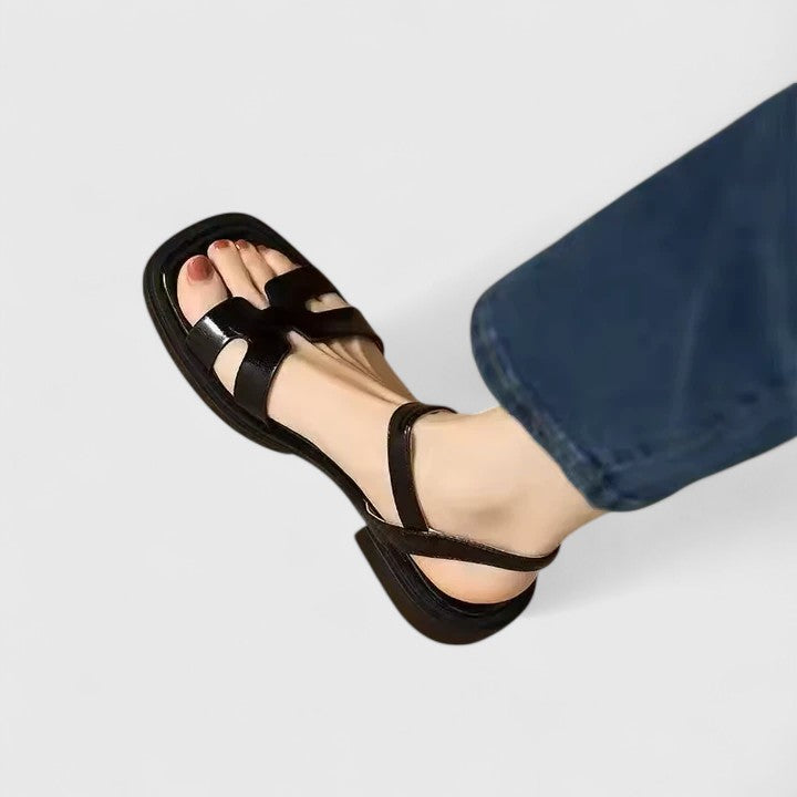 Cassidy block heel sandals color view