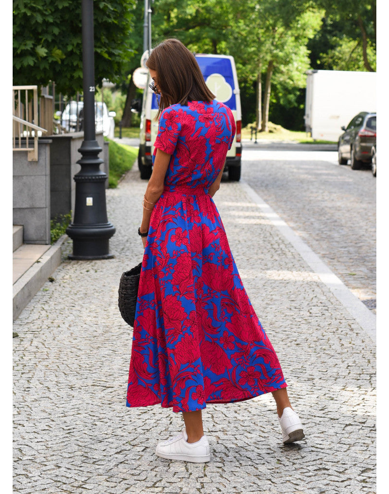 Sylvane | Effortless Floral Midi Dress