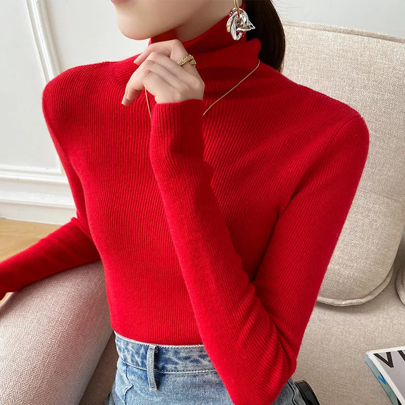 Blandine women's slim turtleneck sweater