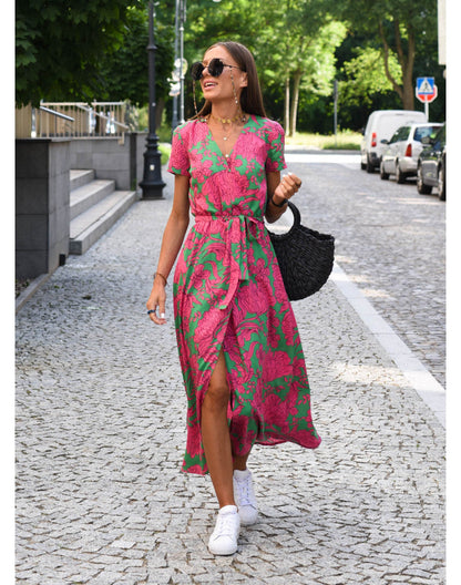 Sylvane | Effortless Floral Midi Dress