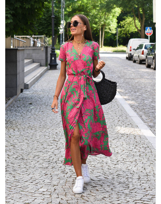 Sylvane | Effortless Floral Midi Dress